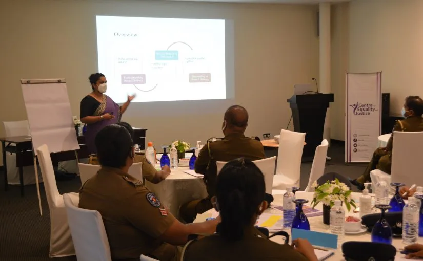 Capacity building workshop with officers from the Bureau for the Prevention of Abuse of Children and Women of Sri Lanka Police on gender and sexual bribery