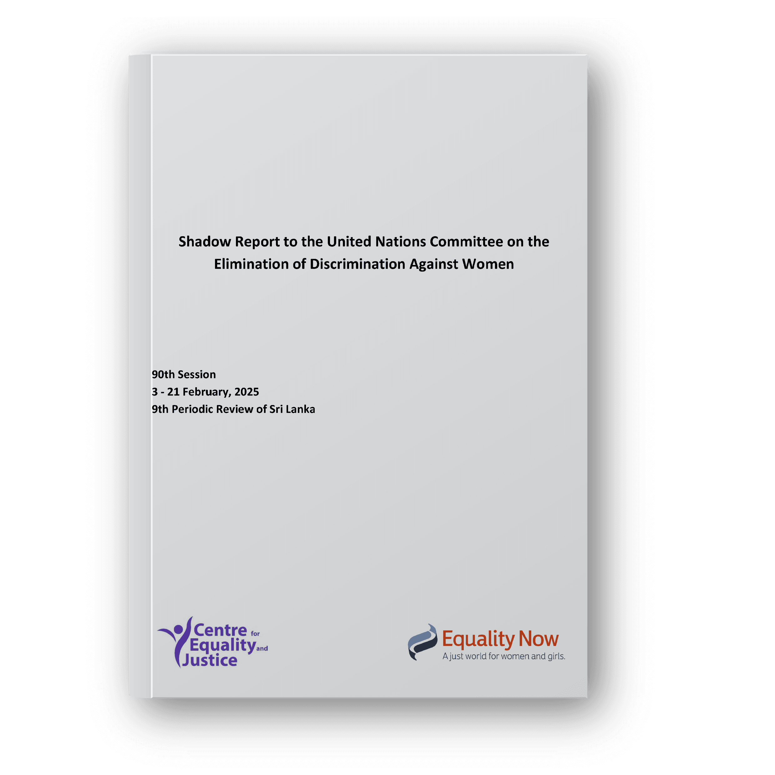 Shadow Report to CEDAW