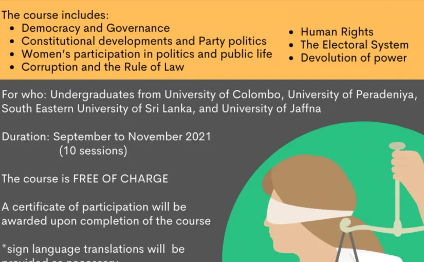 Short online course on Democratic Governance and Rule of Law
